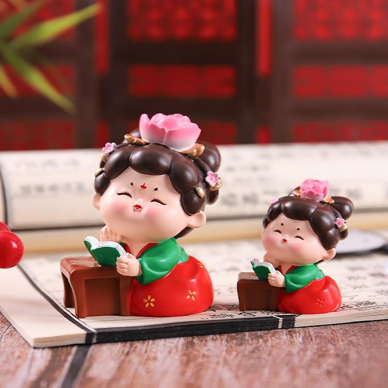Chinese Desktop Decoration Home Decoration Tang Dynasty Lady Decoration Cute Ornaments