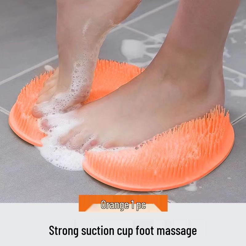 Anti-slip Foot Scrubber & Massager: Shower Pad with Suction Cups for Easy Dead Skin Removal