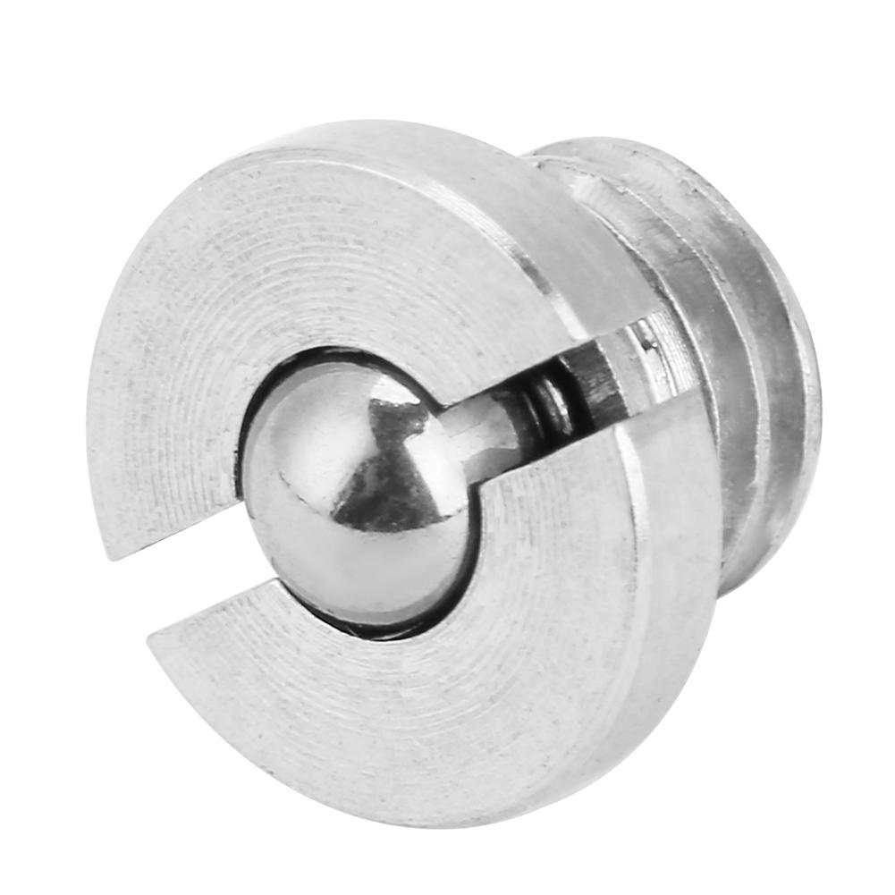 5pcs Screw Threaded Stainless Steel Flanged Ball Spring Plungers Set (M5*5)