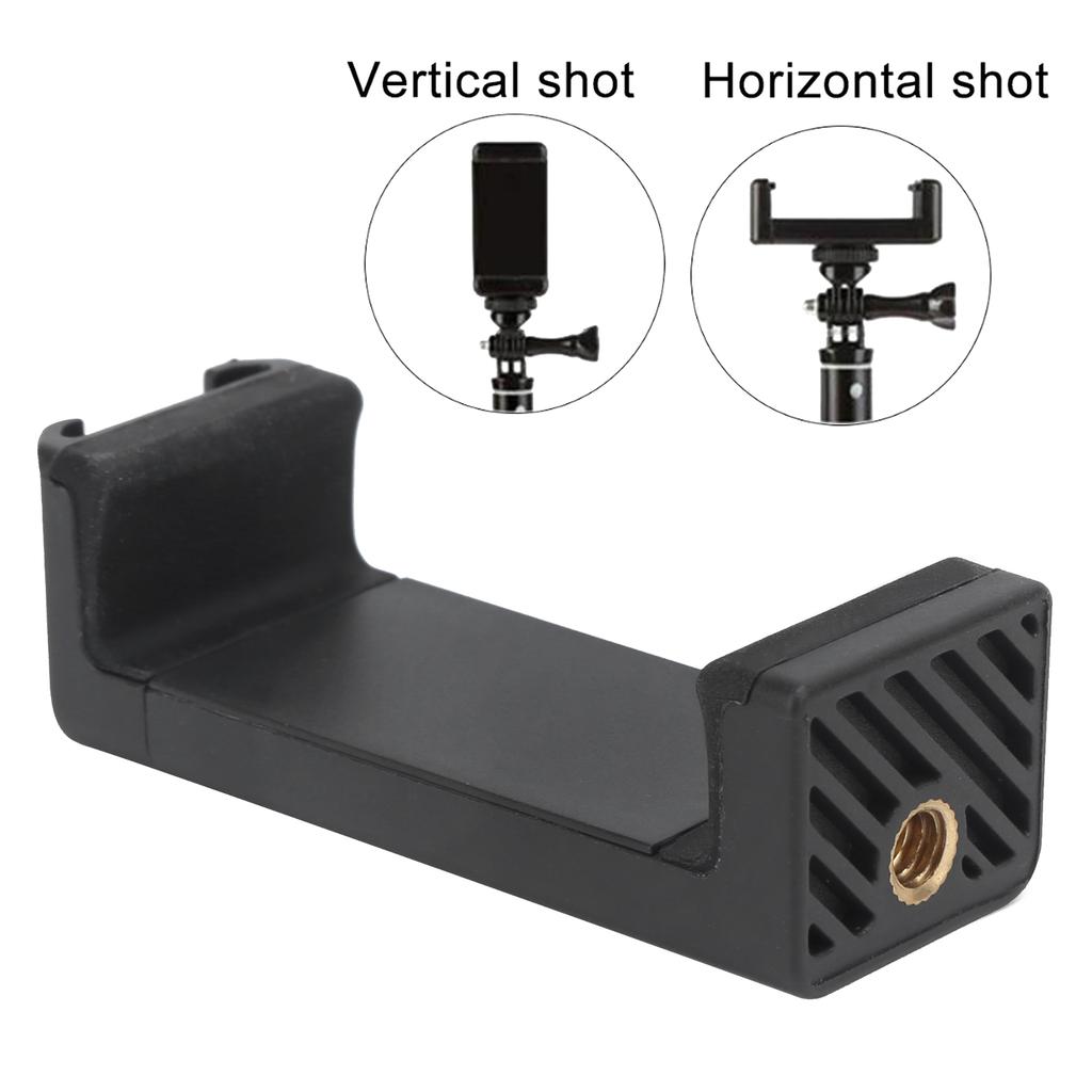 Smartphone Clip Bracket 1/4in Interface Mobile Phone Holder with Cold Shoe