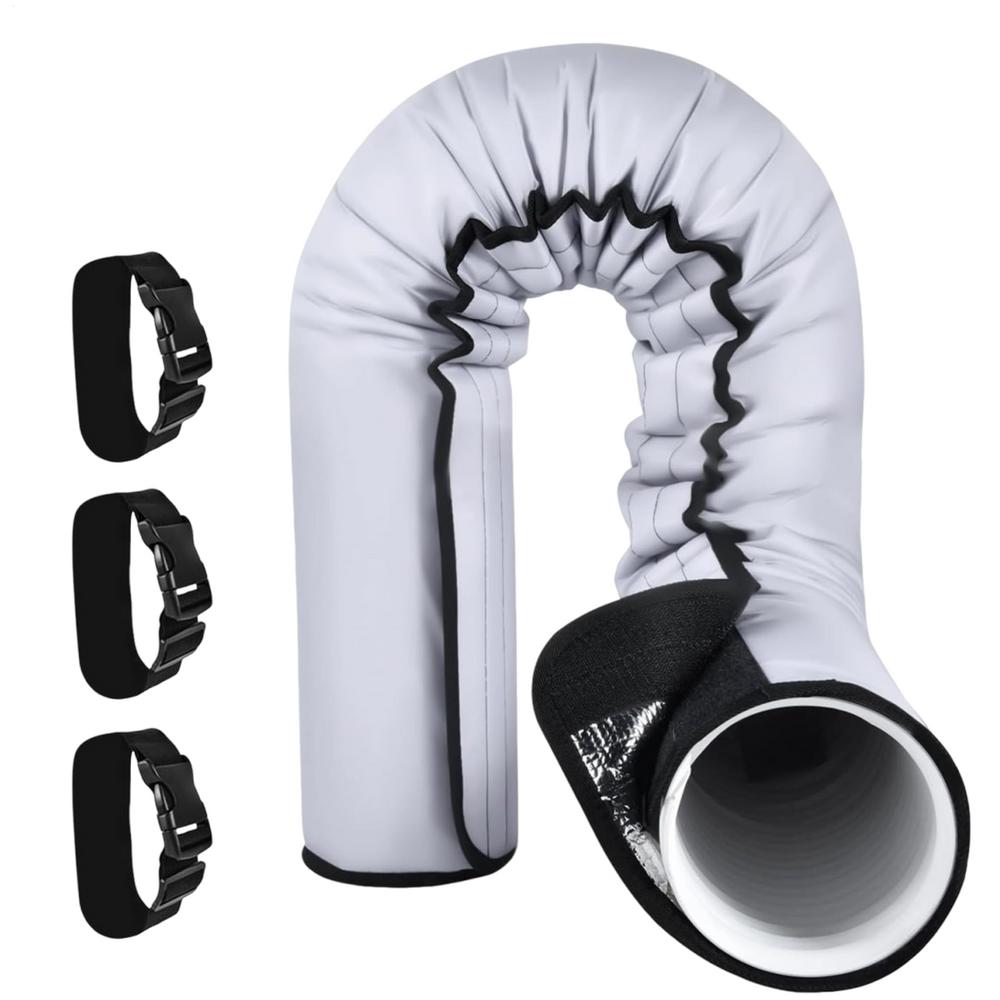 AC Insulated Hose Cover Wrap Reusable Insulated Hoses Duct Vent Cover Protective Air Conditioner Parts for Heat Reduction