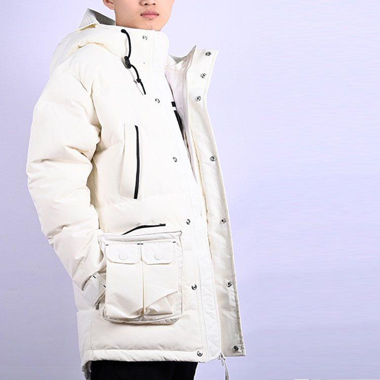 Converse Down Jacket Winter Men's Milk White 10019988-A02