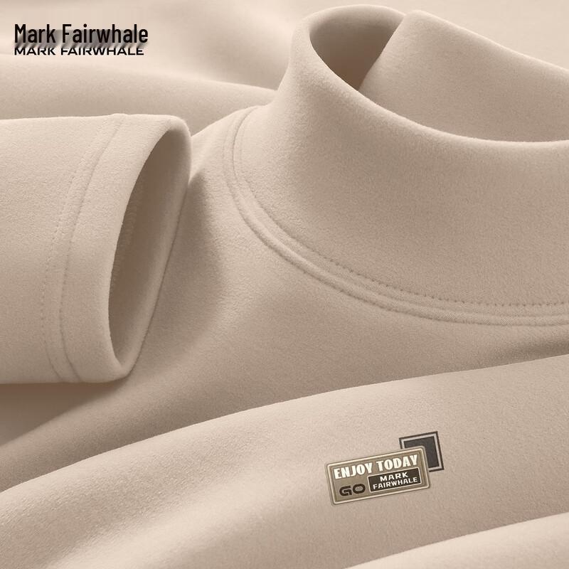 

Mark Fairwhale Men s Double-Sided Fleece Warm Long Sleeve T-Shirt M
