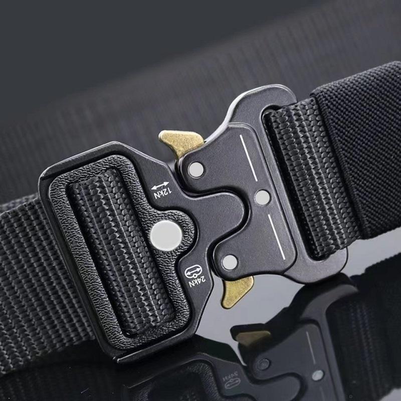 Männer Gürtel Armee Outdoor Jagd Taktische Multi Funktion Kampf Überleben Hohe Qualität Marine Corps Leinwand Für Nylon Gürtel
