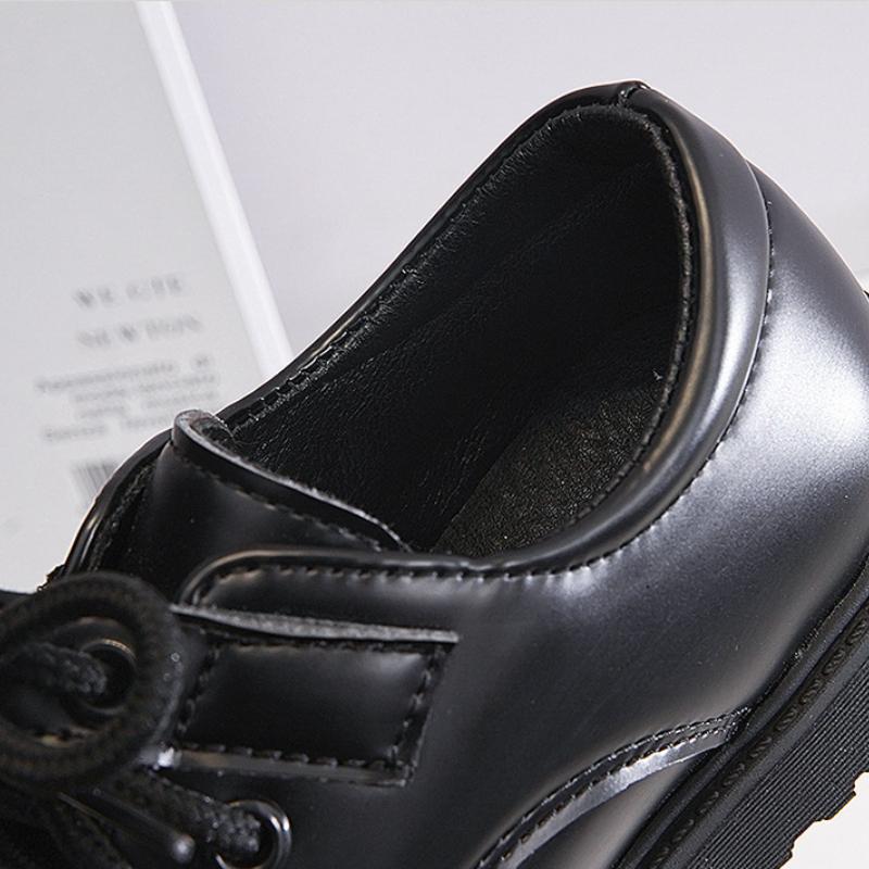 Jungen Lederschuhe, Frühling und Herbst Britischer Stil, Schwarze Weichsohle, Mittel bis Große Größe, Aufführungsschuhe für Grundschüler