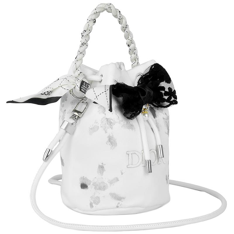 Dior Tasche weiße Mondhibiskus
