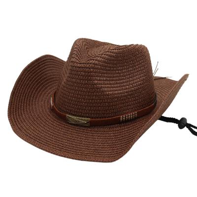 Cowboyhut Strohhut Präriehut Ethno-Stil Strandhut Reithut