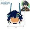 Genshin Impact plyšová taška Kinich Batoh Itabag Crossbody taška Anime herní doplňky Velká taška na ústa Display na odznaky Cosplay Dárek pro kluka