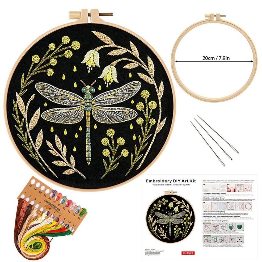 With Pattern Embroidery Kit Stamped Cloth DIY Embroidery Kit Stamped Embroidery Kit  For Beginners