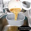 Kitchen Sink Waste Basket Utensil Hollow Drain Storage Rack Household Drainage Hanging Shelf