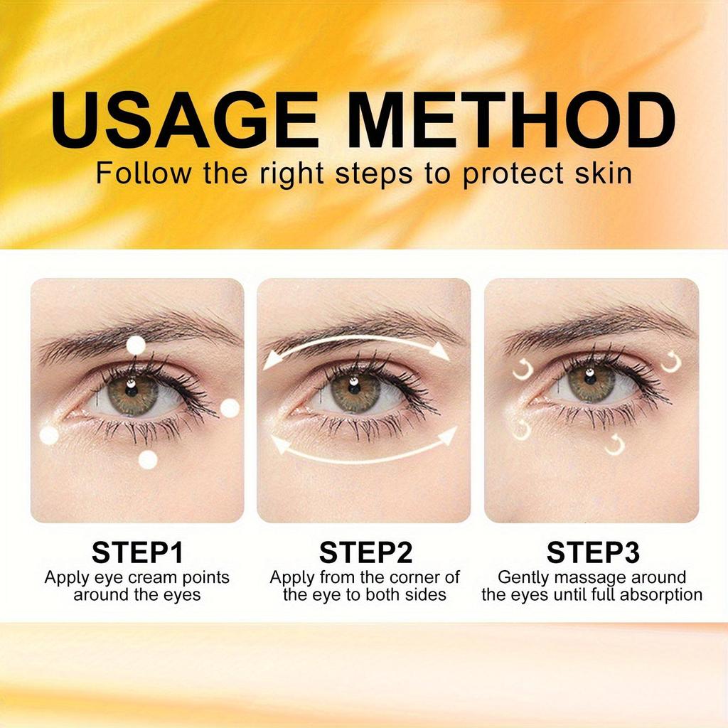 SADOER Crema Contorno Occhi Rassodante al Retinolo 35g Idratazione Profonda Anti-Età Riduce Occhiaie Rughette Illuminante Cura della Pelle Sotto gli Occhi