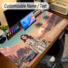 Large Mouse PadLana Del Rey Custom Name Text Personalized Desk Mat Non Slip Gaming Pad