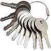 10Pcs CH751 Keys 751CH RV Keys Compatible with RV Compartments RV Campers Push Locks, Storage Cabinets, Door Locks, Trailers, Boats Locks, T-Handles