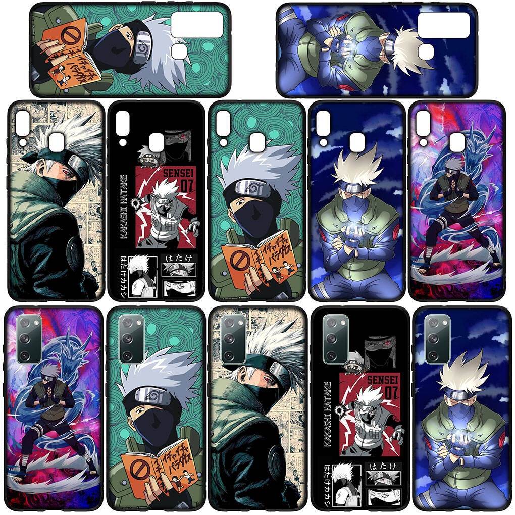 Etui na telefon do iPhone 17 15 16 Plus Redmi Note 14 12 11 13 Pro Max Huawei P30 P20 Lite OPPO A60 A40 A80 A38 A54 Kakashi Hatake Silikonowe Pokrowiec Naruto