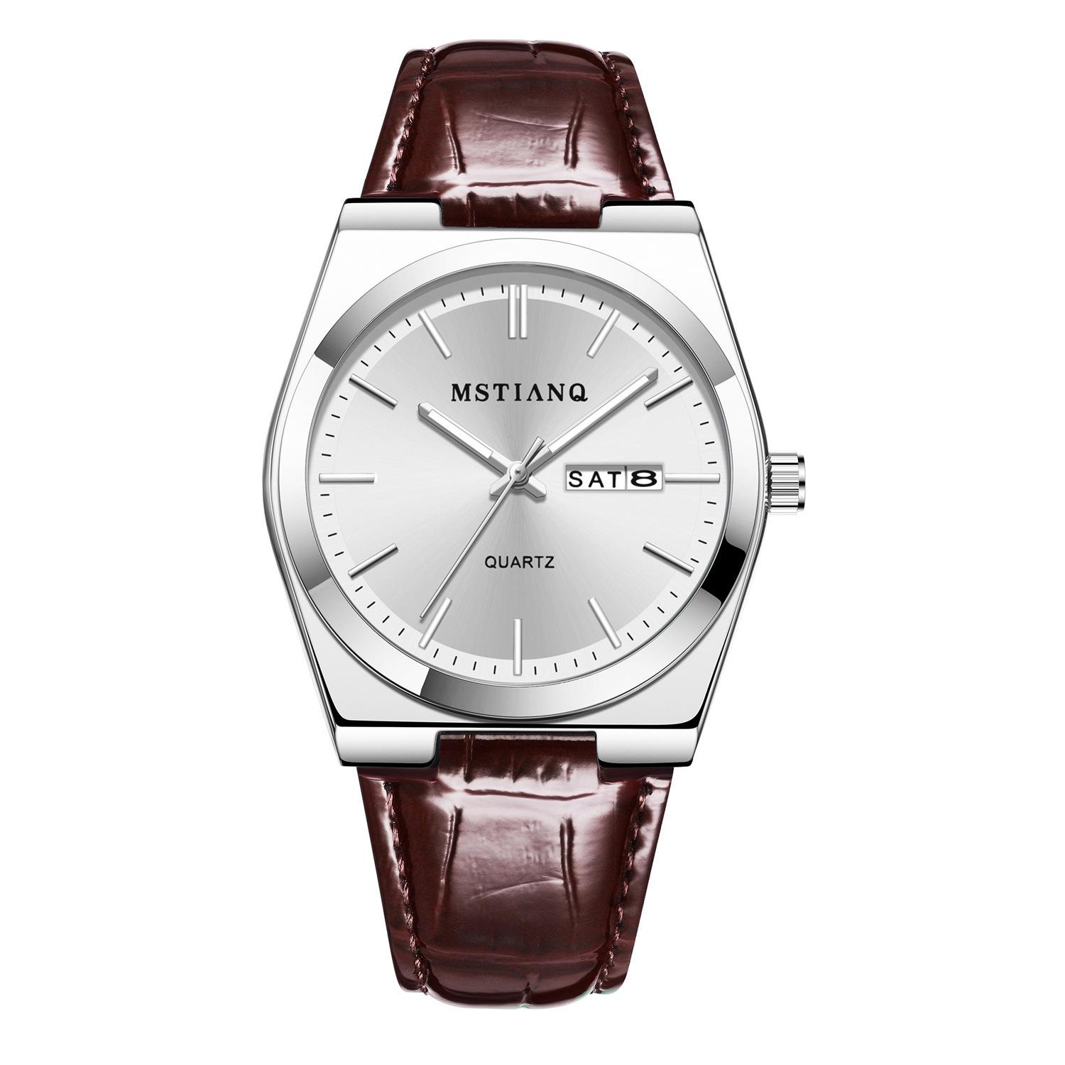 Business Trend Watch Men S Belt Scale Simple Versatile Luminous High Value Fashion Casual Quartz Watch Men