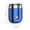 Portable Electric Razor Men's Usb Rechargeable Razor Washable Double Head Mini Shaving Razor Suitbale for Daily&travel Use