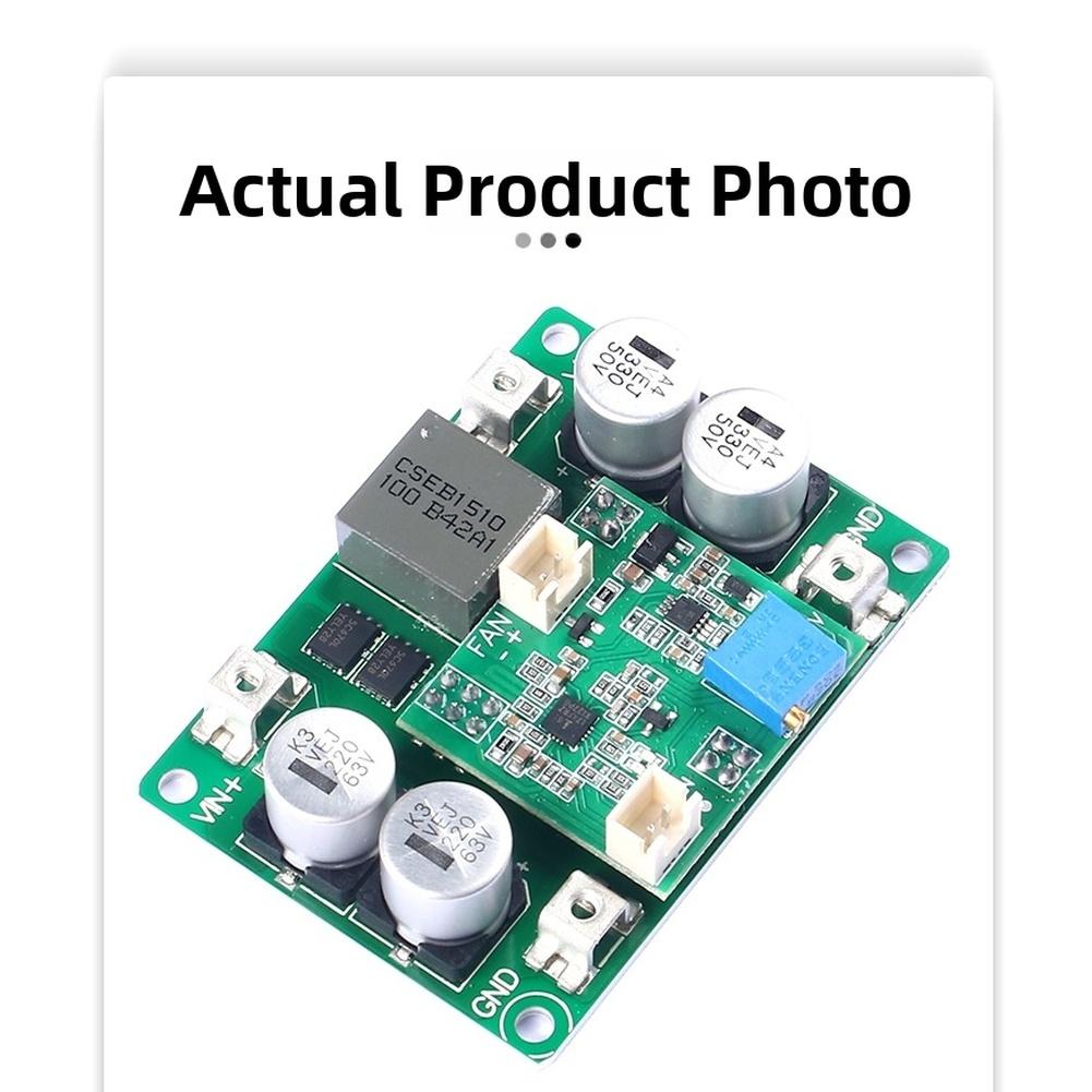 Aluminum Heat Dissipating Converter Module 71x11x16mm Green 96% Efficiency Short Circuit Overcurrent Protection