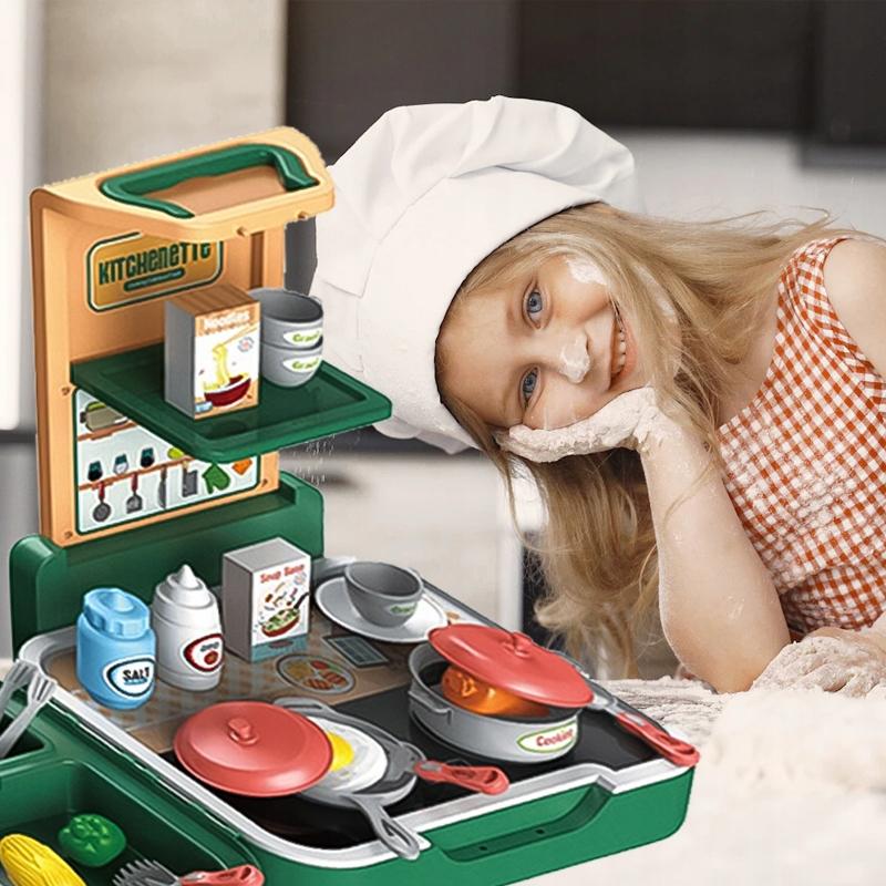 [PACZB][5] Portable Kitchen in a Suitcase for Children U838