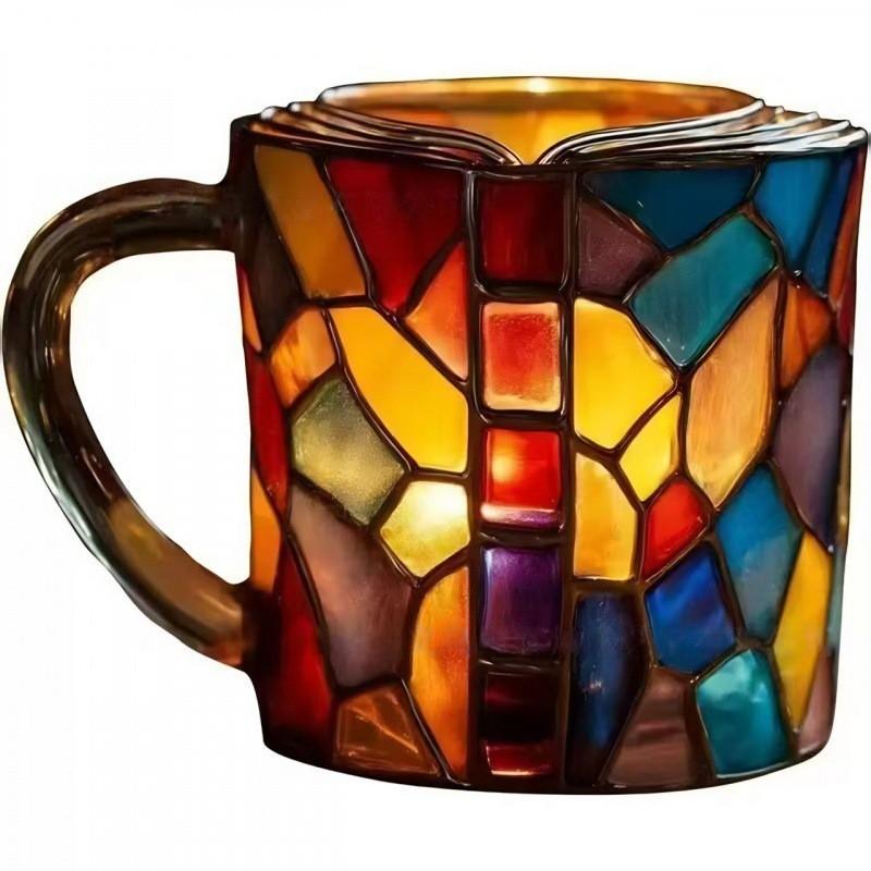 Stapelbare Buchförmige Harz-Kaffeetasse Dekorative Schreibtischverzierung Modern Minimalistisch Heimbüro Geschenk