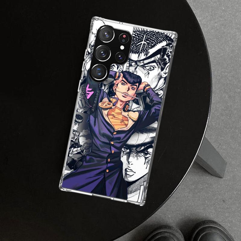 JoJo Adventure Higashikata Josuke Phone Case Cover for Samsung Galaxy S26 S25 Edge S24 S23 Ultra S22 Plus S21 FE S20 + Art Custo