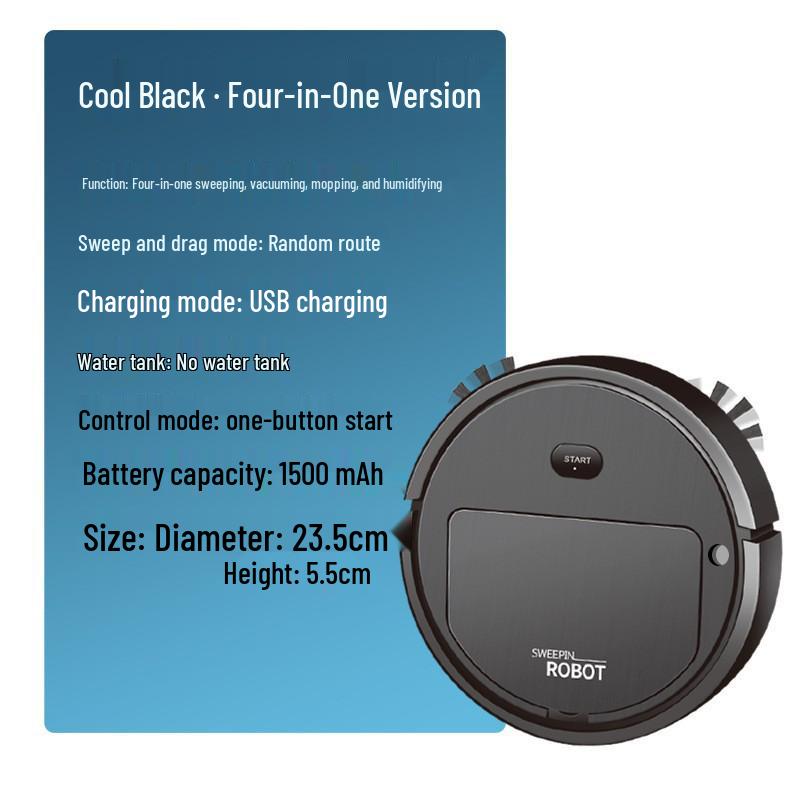 Smart 3-in-1 Automatic Home Cleaning Robot: Vacuum, Sweep & Mop