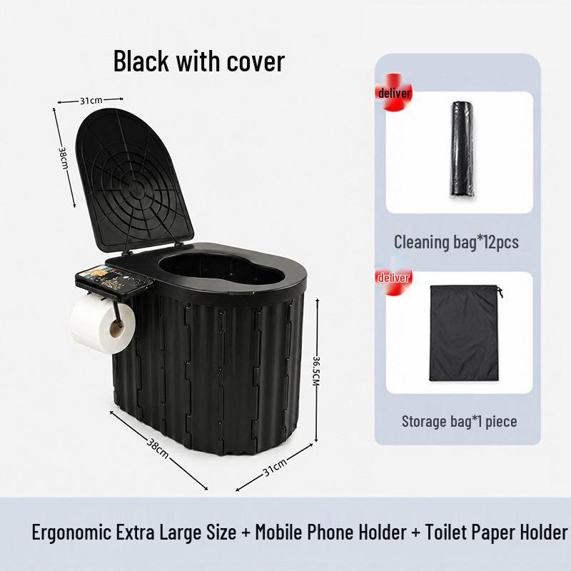 Portable Folding Car Toilet Tent for Camping, Road Trips & Emergencies