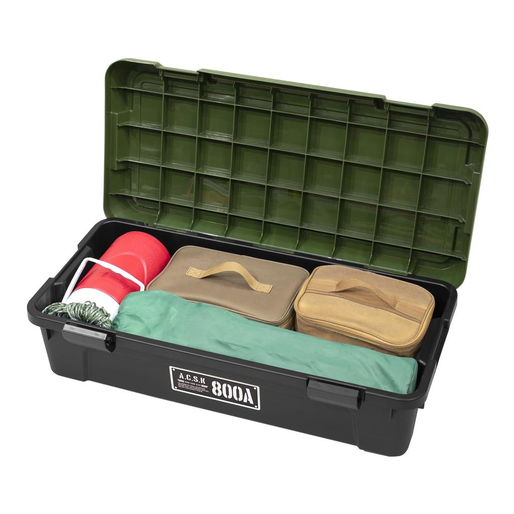 JEJ Astage Active Stocker 800AX Storage Made In for Outdoor Car and Disaster Preparedness Box, Japan, Activities, Camping, Use,