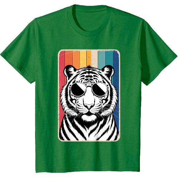 Funny Tiger Art for Men Women Boys Girls Animal Tiger Lover T-Shirt