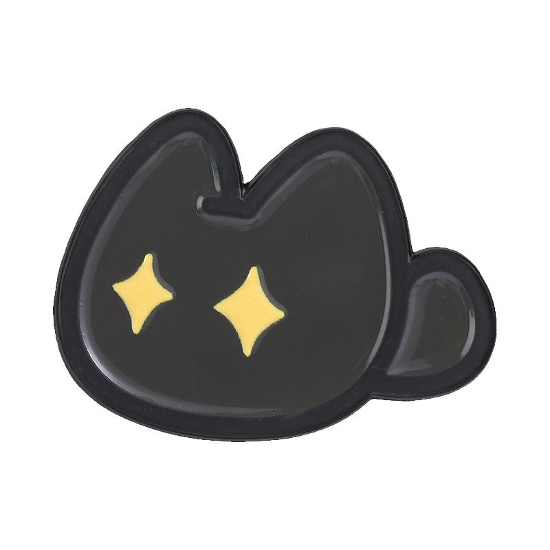 Cutee Black Cat Enamel Pins Cartoon Kitten Void Loading Kawaii Animal Brooches Lapel Backpack Badge Jewelry Gifts for Friends