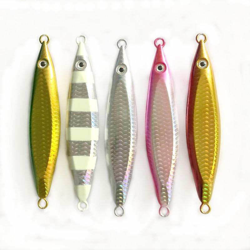 Glow-in-the-Dark Ocean Trolling Metal Jig (180g, 10.7cm) for Sea Fishing