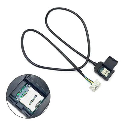 20-Pin Interface SIM Slot Cable Multimedia System SIM Card Adapter Vehicle Upgrade