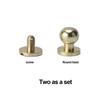 20set Brass Rivets Abrasion Resistance Imitation Gold Luggage Hardware Accessories for Craft Enthusiasts