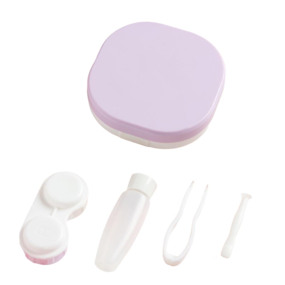 Mini Contact Lens Container Box Macaron Color Eyes Tool Kit Contact Lens Case  Daily Organizer