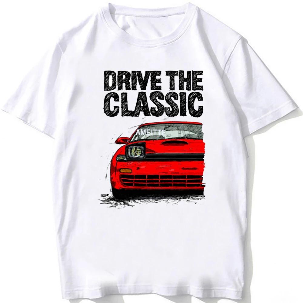 Newest Summer Men Short Sleeve Classic Celica 5 Generation Car Sport T-Shirt Hip Hop Cool Boy White Tees Mans Casual Tops