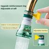 Faucet Filter Retractable Splash Head Water Purification Even Water Distribution Mineral Filtration Easy Installation Shower for Kitchen