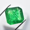 Natural Green Emerald Loose Gemstone 23.80 ct Square Cushion Cut for Jewelry Making and Crafts