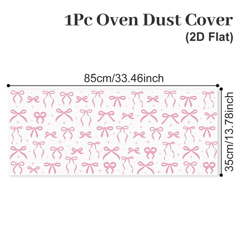 Funda Protectora para Horno de Microondas Lavable a Prueba de Aceite Impermeable Protector de Máquina Tela de Poliéster Funda para Polvo de Horno