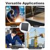 2 Pcs 8" x 8"x1/4" Steel Plate, A36 Square Hot Rolled Steel Base Plate, 1/4 Inch Thick Weldable Metal Plate for Structural Support and Industrial Use