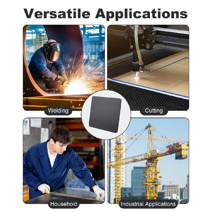2 Pcs 8" x 8"x1/4" Steel Plate, A36 Square Hot Rolled Steel Base Plate, 1/4 Inch Thick Weldable Metal Plate for Structural Support and Industrial Use