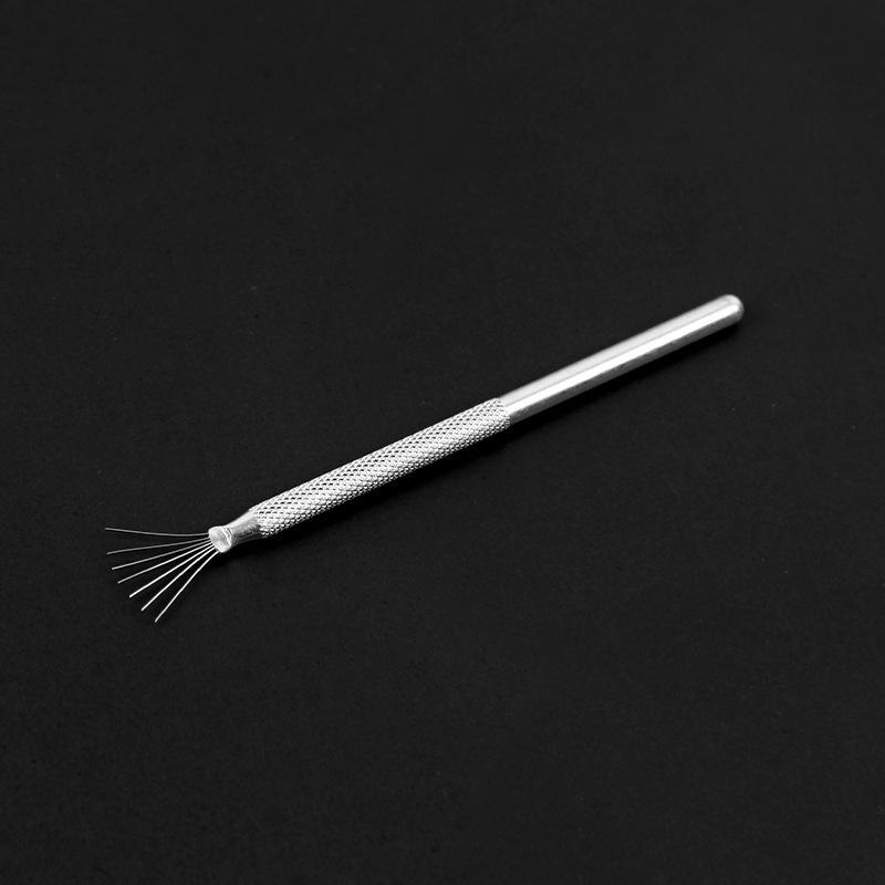 Seven-Needle Steel Brush for Ultra-Light Polymer Clay Shaping Tools, 7-Piece DIY Set