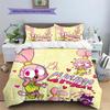 Chowder2 Pattern Bedding Quilt Set  Home Decoration  Gift (1 * duvet cover + 2 * pillowcase  without core)