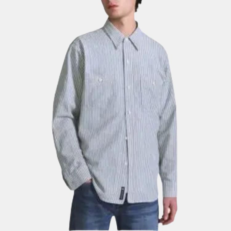 Levis Comfortable Versatile Casual Button Fashion Long Sleeve Shirt Men shirts 001LH-0001
