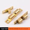 Brass Copper Ball Catch Door Stopper for Wardrobes and Cabinets