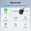 2026 New Mini 2-in-1 Wireless CarPlay Android Auto Adapter for Factory Wired Cars with 5G WiFi BT5.0 Plug and Play OTA Updates