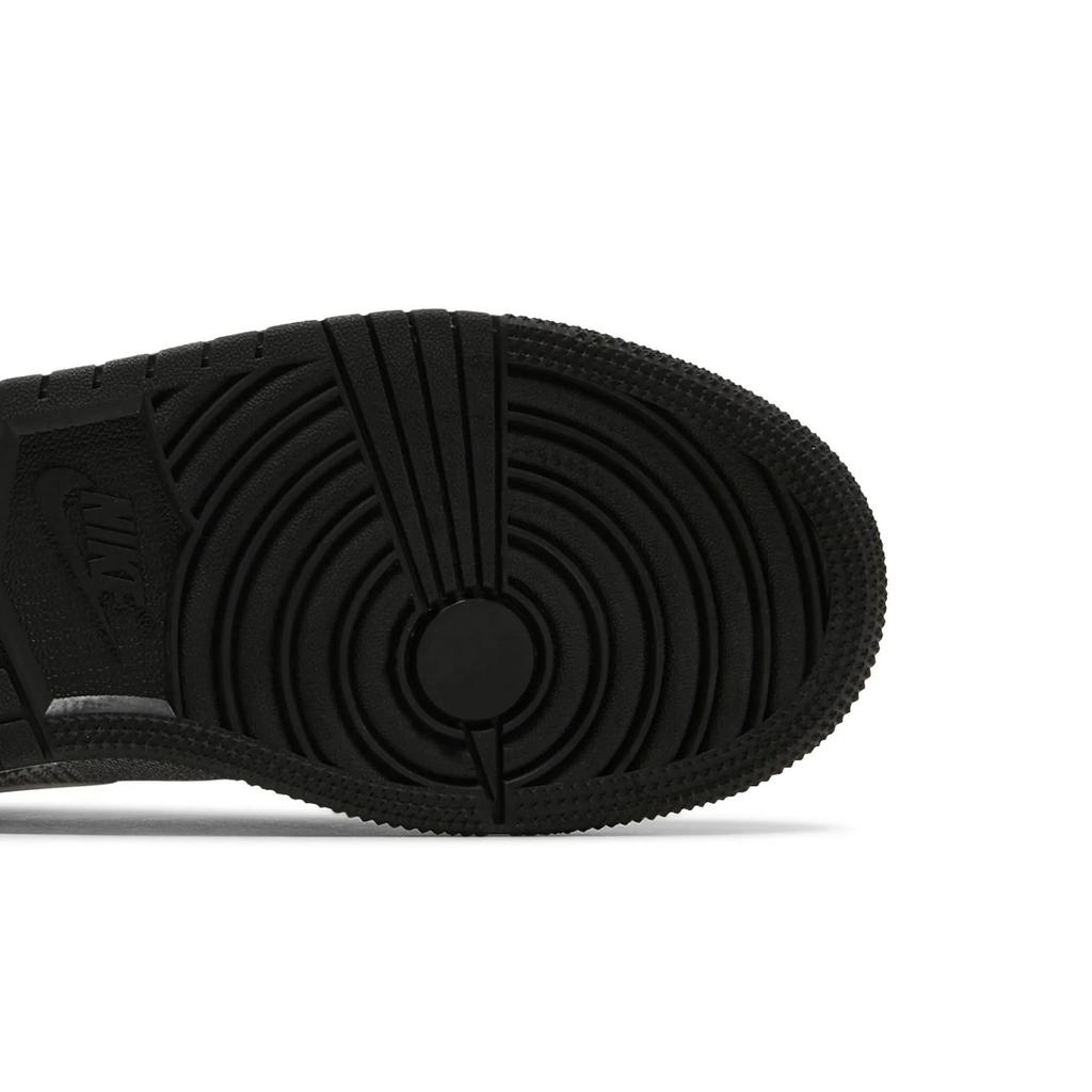 Air Jordan 1 Mid SE Grade School 'Houndstooth' (Unisex) Black / Lilac / White / Metallic Silver Kids' Basketball Shoes DC7226 015