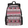 Abstrakter ethnischer aztekischer Rucksack Schwarz und Weiß Camping-Rucksäcke Damen Herren Kawaii Schultaschen Hohe Qualität Weicher Rucksack