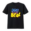 Saved By The Bell Buntes TV-Show-Logo Herren T-Shirt Retro und Lustiges Design Vintage Gewaschen Atmungsaktiv Weich Vielseitig