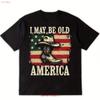MenS Vintage Patriotic Cowboy Hat American Flag T Shirt Ultra Soft Vintage Washed Stylish Homme Top For Everyday Wear Slightly