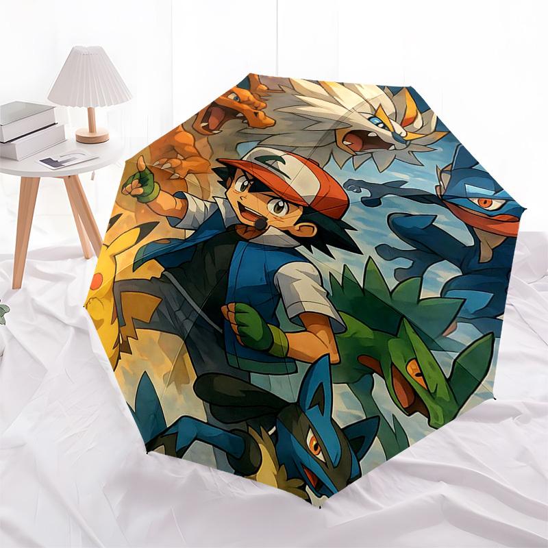 

1pc Linkin Park Logo Automatic Folding Umbrella, Portable 3-Fold Design, 8-Bone Iron Frame Outdoor Umbrella, Ideal Gift for Fans, Travelers, Daily Use