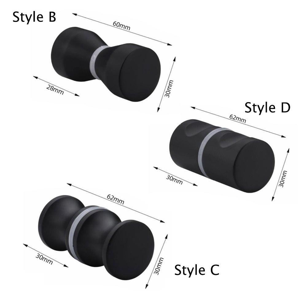Bathroom Shower Cabinet Handle High Quality Door Handle Practical Aluminum Alloy Glass Door Knob Bathroom Hardware Home Decor